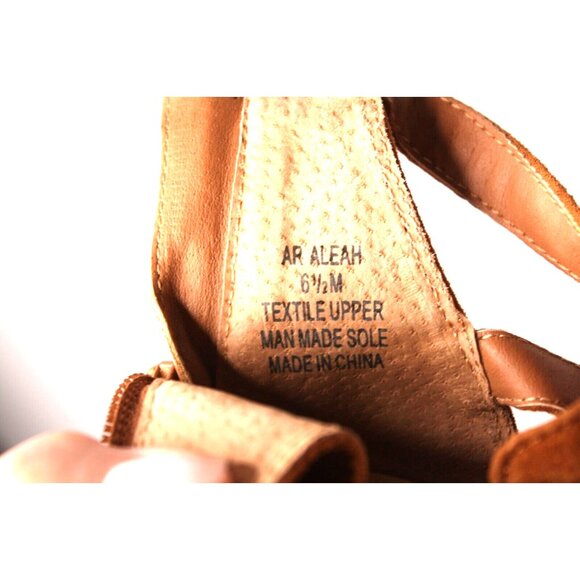 American Rag Cie Aleah Sandals Fringe Studs Ankle Strap Open Toe Womens US 6.5M - Picture 5 of 7